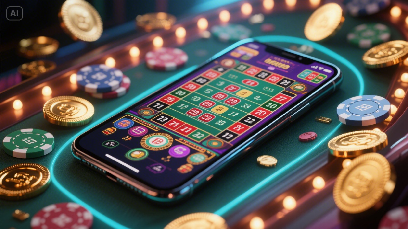Casino gambling casino games desktop and mobile interfaces